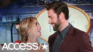 Emily Blunt & John Krasinski Look Majorly Loved Up At The 'Mary Poppins Returns' Premiere