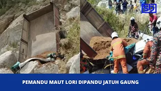 Pemandu maut Lori dipandu jatuh gaung