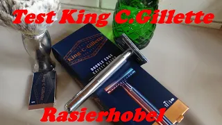 Test King C Gillette Rasierhobel