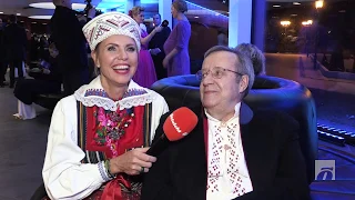 President Ilves Anu Saagimile: sa oled Eesti ilusaim reporter!