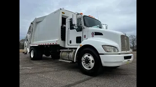 2019 Kenworth T370 Single Axle Pac-Mac Rear Load Garbage Truck (90,921 Miles)