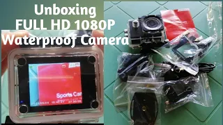 UNBOXING FULL HD 1080P SPORTS WATERPROOF CAMERA/cel style