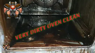 #ovencleaning #cleaning #clean A very dirty oven cleaning (satisfying)