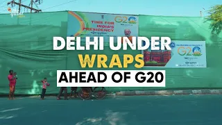 'Hiding Poverty': Ahead of G20 Summit, Green Sheets Keep Delhi Slums Under Wraps | The Quint