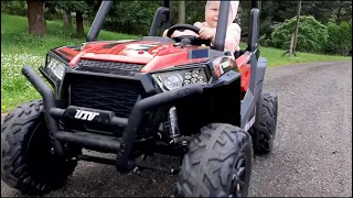 UTV Buggy Super Muster 1000R with 13 months old babydriver