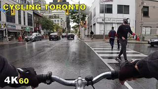 Cycling Toronto - Rainy Day Ride to Midtown on October 8, 2020
