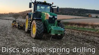 Disc vs tine spring direct drilling