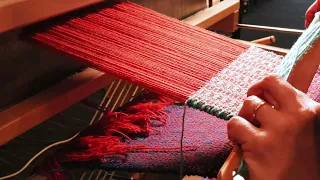 Double width weaving tip