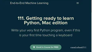 Getting ready to learn Python, Mac edition #5: Write and run a Python program