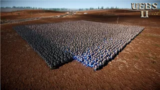 10,000 LASER KNIGHTS & MODERN SOLDIERS vs 2,500,000 ZOMBIES | Ultimate Epic Battle Simulator 2