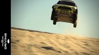 Jay Leno bashes some dunes in Dakar Rally-winning Mini