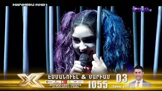 X factor Emanuel Baghdasaryan   Mariam Adamyan   Gangsta   last gala  09 04 2017 MosCatalogue net