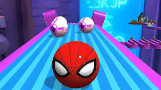 Sky Rolling Ball 3D Gameplay Speedrun All Levels 147