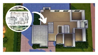 How To Use Real Floor Plans In The Sims 4 🔨 | Building Tips