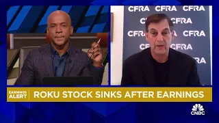 CFRA's Ken Leon talks Roku shares plummeting following earnings miss