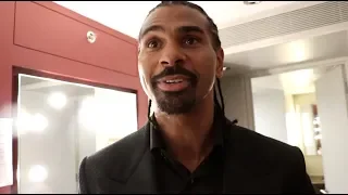 DAVID HAYE REACTS TO DANIEL DUBOIS 1st ROUND STOPPAGE WIN / TALKS NIGEL BENN RETURN & CHISORA-PARKER