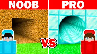 NOOB vs PRO MEGA TAJNY TUNEL w Minecraft!