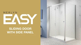 Fitting Video MERLYN EASY Sliding Shower Door with Side Panel