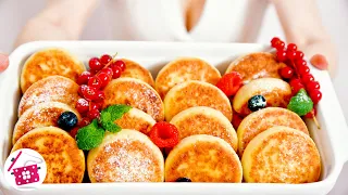 100% ❤️  SECRET of pancakes that DO NOT spread in the Frying Pan! Curd Cheesecakes Cooking Home