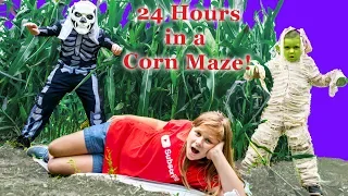 Assistant spends 24 hours in Halloween Corn Maze With Batboy Ryan