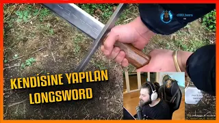Elraenn - Kendisine Yapılan Longsword Kılıcı İzliyor (Tanner The Blacksmith)