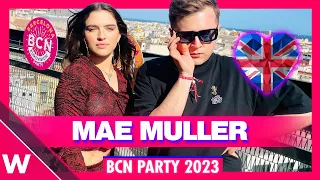 🇬🇧 Mae Muller "I Wrote A Song" | Barcelona Eurovision Party 2023 INTERVIEW