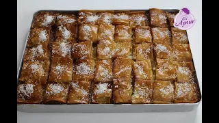 Baklava mit Kokosraspeln mit selbstgemachtem Yufka welcher super einfach ist