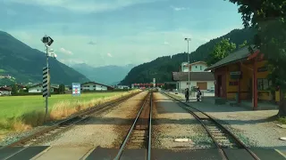 Zillertalbahn Jenbach - Mayrhofen Führerstandsmitfahrt