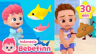 [TOP 10] Baby Shark Dance dan lain-lain | Kumpulan Lagu Anak | Bebefinn Indonesia