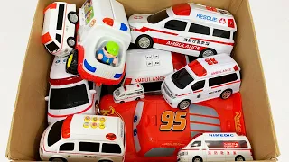 救急車ミニカーが走る！坂道緊急走行テスト！サイレン鳴る☆Ambulance miniature car running! Emergency driving test with siren