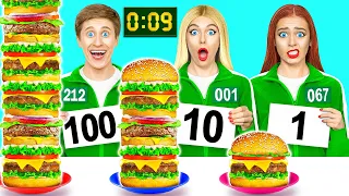 Игра в Кальмара в реальной жизни Челлендж #1 от Multi DO Challenge