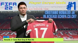 FIFA 22 - Cristiano Ronaldo Jr #1 - Player Career Mode - Debut cu gol pentru CR7 Junior