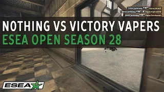 ESEA Open Season 28 - OGC n0thing vs Victory Vapers - CS: GO Ace 5K Round