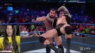 WWE Smackdown 8/1/17 Randy Orton RKOs Rusev