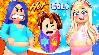 ROBLOX Brookhaven 🏡RP - FUNNY MOMENTS: Hot Pregnant vs Cold Pregnant! Funny Pregnancy Situations!