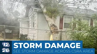 Storm damage coverage across CSRA