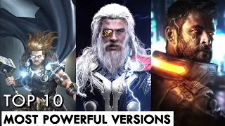 Top 10 Most Powerful Versions Of Thor | Thor Love And Thunder | BNN Review