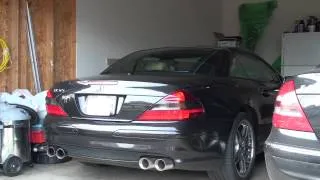 MHP SL65 Full S.S. 3" Race Exhaust with X-Pipe