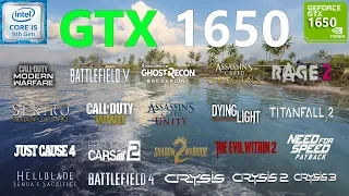 GTX 1650 Test in 20 Games