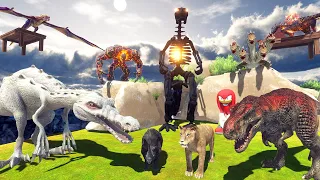 Hunting SKELETON GODZILLA, KING KONG - Carnivores Dinosaur Hunter - Animal Revolt Battle Simulator