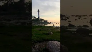 Закат у маяка 💔 #nature #sunset #lighthouse #summer