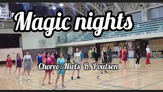 Magic nights Line Dance | Niels Poulsen | 주말반 Demo