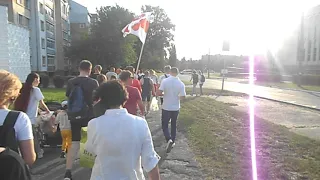 Митинг в городе Мозырь 13.09.2020 15