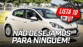 10 CARROS QUE NÃO DESEJO NEM PARA O MEU PIOR INIMIGO (by membros)