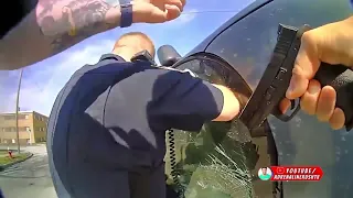 Intense Moment Brooklyn Police Arrest Man After High Speed Chase CAR CHASING ADRENALINE RUSH TV 2021