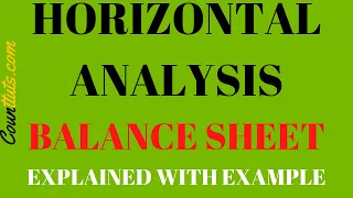 Horizontal Analysis of Balance Sheet | Explained with Example