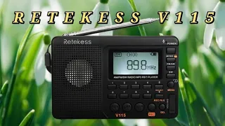 АВТОНОМНЫЙ РАДИОПРИЕМНИК RETEKESS v 115 РАДИО Ам/Fм/Sw MP3/Aux