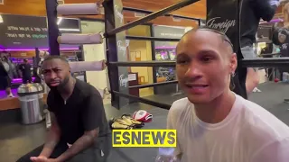 REGIS PROGRAIS REACTION TO TEOFIMO LOPEZ AMAZING WIN OVER JOSH TAYLOR - TALKS TANK FIGHT - ESNEWS