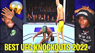 BEST UFC KNOCKOUTS 2022 | REACTION