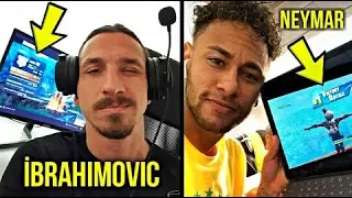 Famous Football Players Playing Fortnite | Neymar, Zlatan ibrahimovic, Mesut Ozil